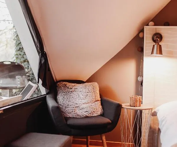 Scandinave Avec Sauna Ir - In The Woods Chalet Gesves