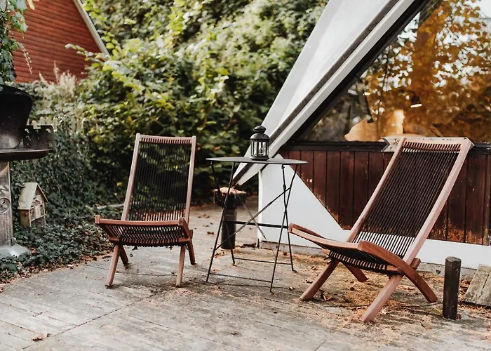 Scandinave Avec Sauna Ir - In The Woods Chalet Gesves